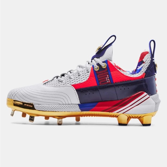 Under Armour Harper 7 baseball Cleats USA ST HOVR 3025645-100 Men’s Sz 13 - Picture 2 of 7